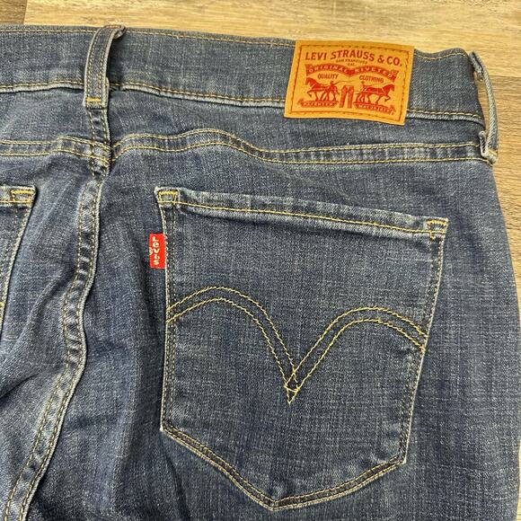 Levis‎ Red Tab Blue Women 33x30 Classic Bootcut Medium Wash Mid Rise Denim Jeans - Picture 4 of 11